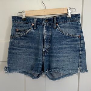 Levi’s High Rise Cut Off Shorts